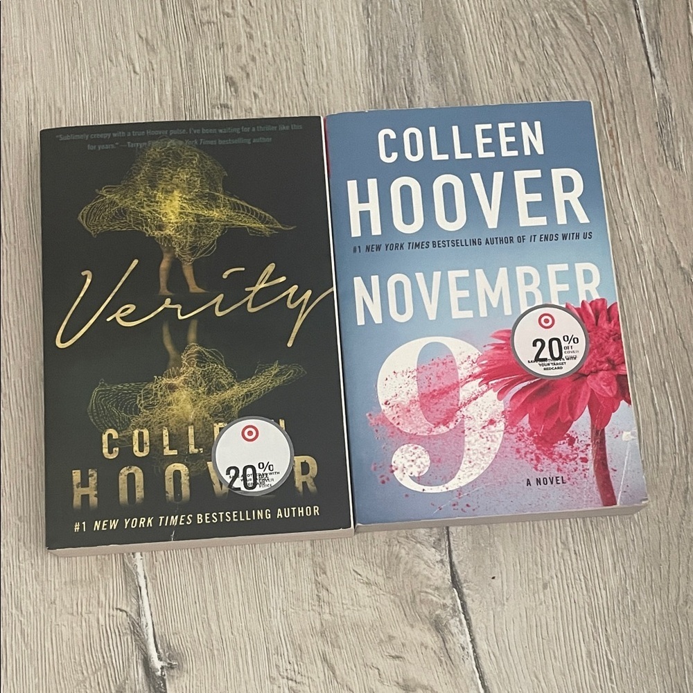 Colleen Hoover Book Set - Verity and November 9